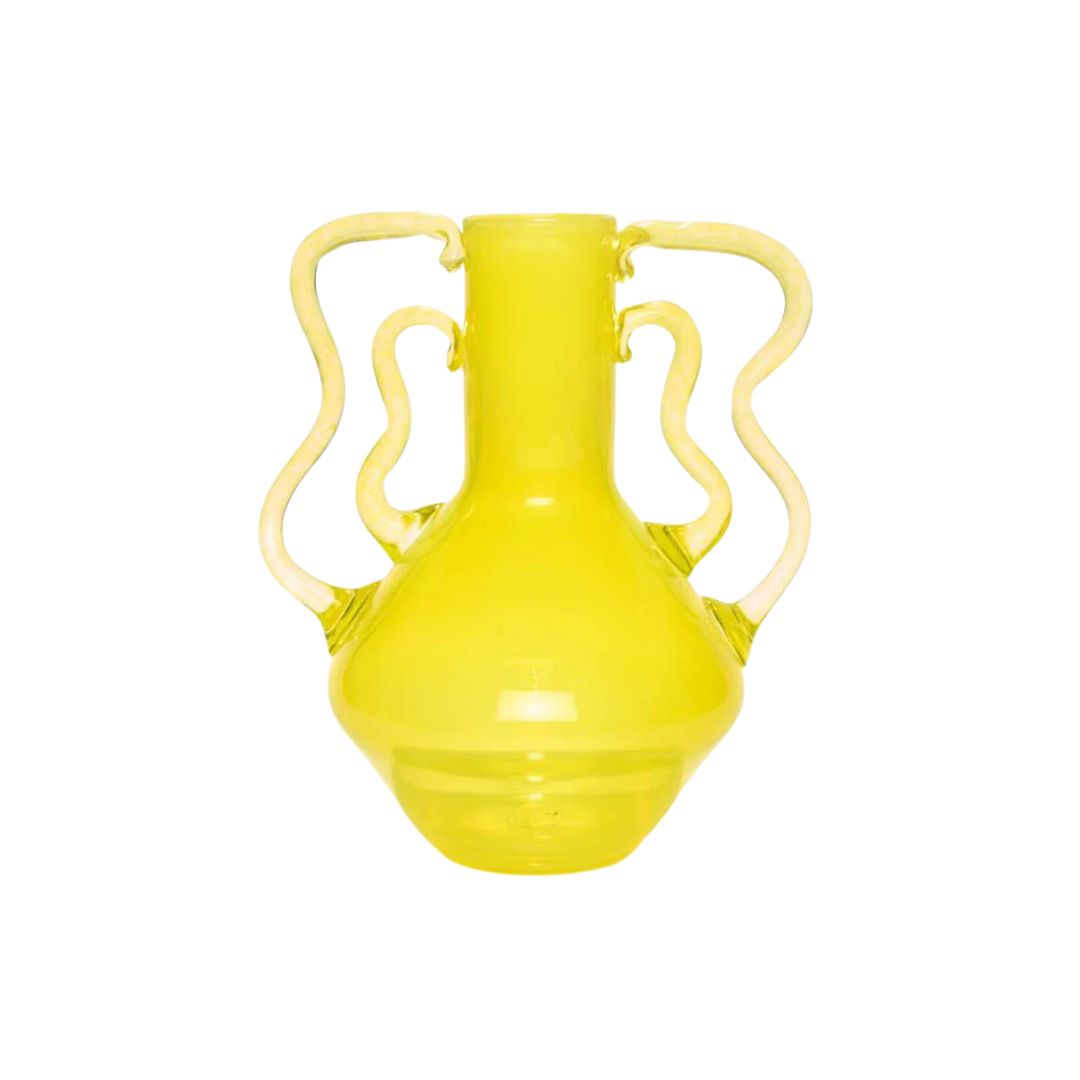 Gather Glass, Sicily Vase &amp;ndash; Yellow