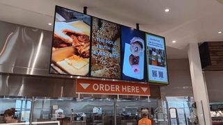 Roasters Market Interior Digital Menu Board