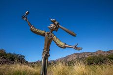The Greeter sculpture, Stag's Leap Wine Cellars