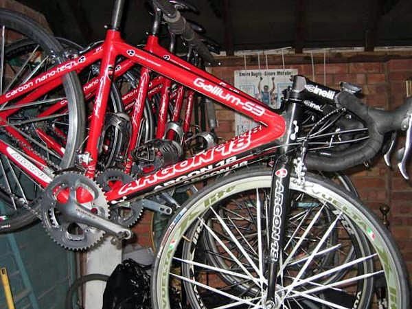 The FRF-Caravello Argon 18 machines are ready for another day of punishment