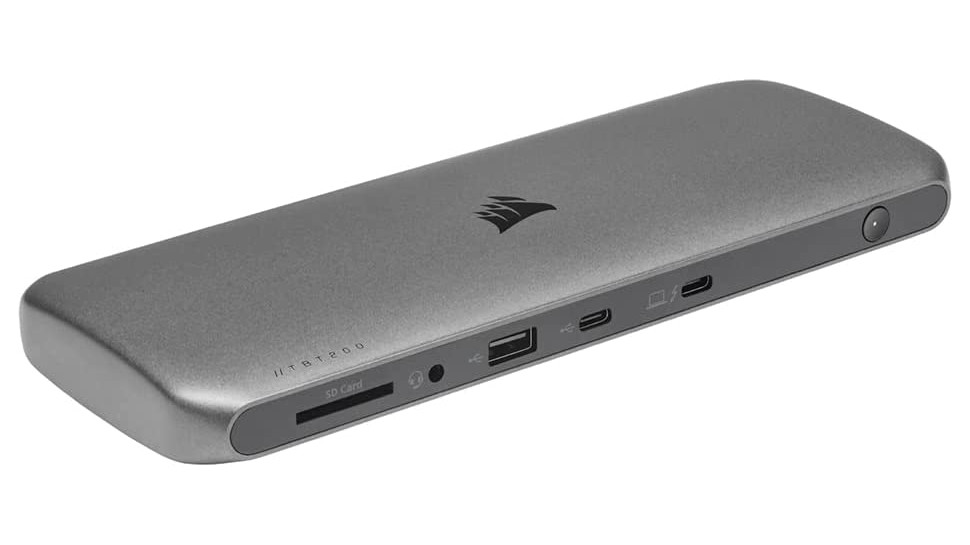 Corsair TBT200 Thunderbolt 4 Dock on white background
