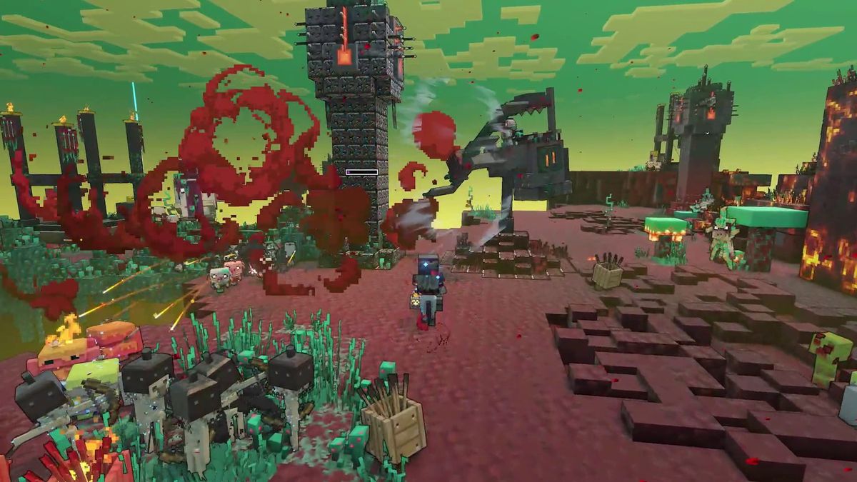 Image of Minecraft Legends and upcoming content updates.