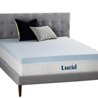 Lucid 4" Gel Memory Foam Topper: twin XL $86.02 at Amazon