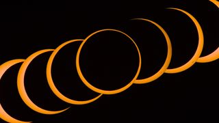 The annular solar eclipse 