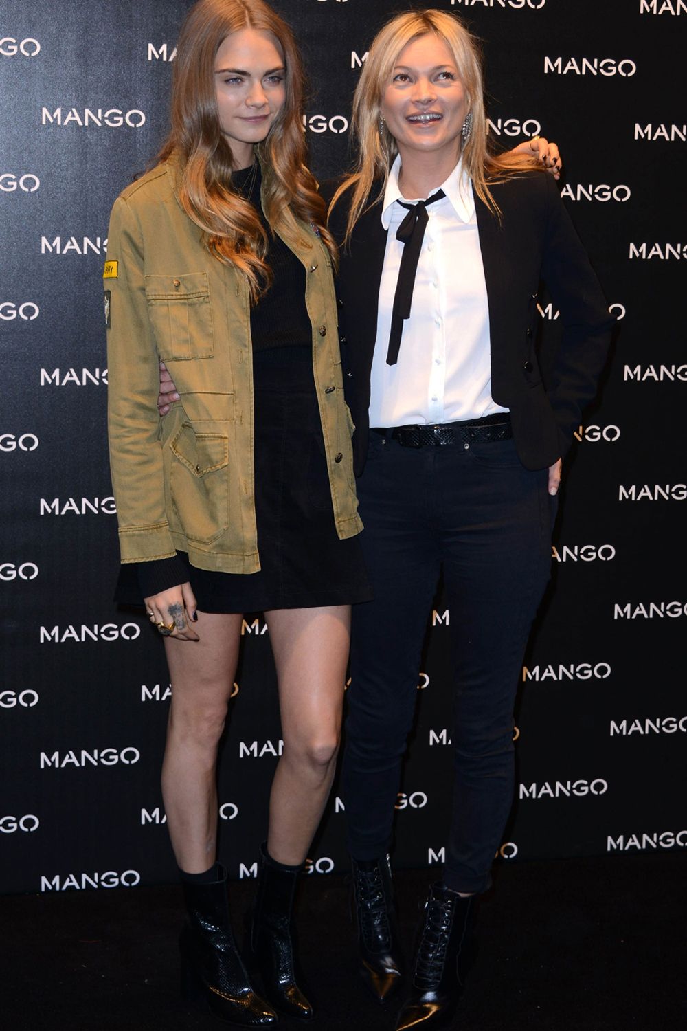 Cara Delevingne And Kate Moss Mango