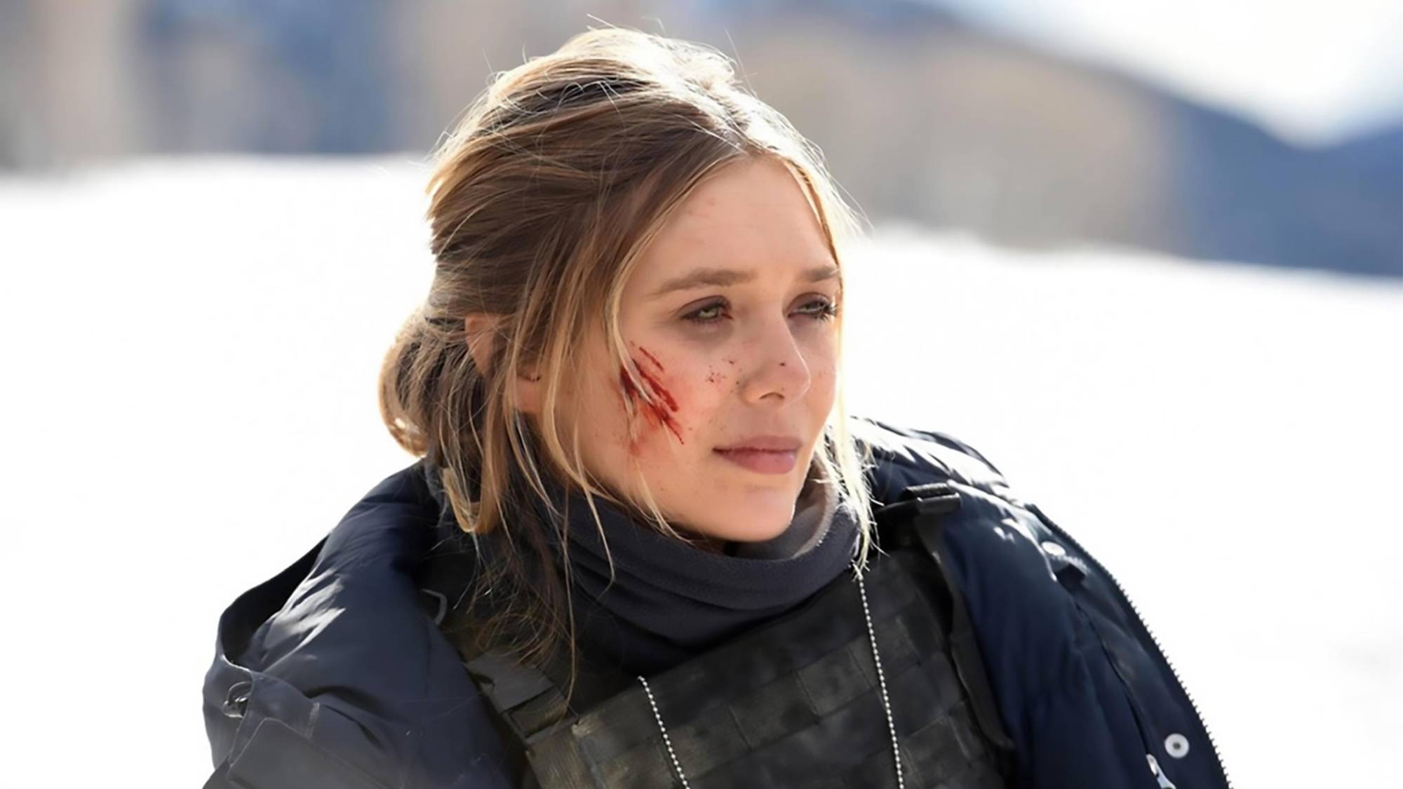 Elizabeth Olsen as Agent Jane Banner in &quot;Wind River&quot;
