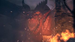 A dragon in Dragon's Dogma 2.