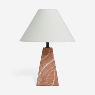 Camara Table Lamp, Pink Marble