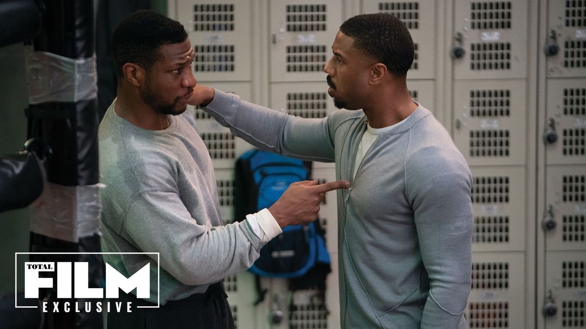 Michael B. Jordan and Jonathan Majors square up in exclusive new image from Creed III