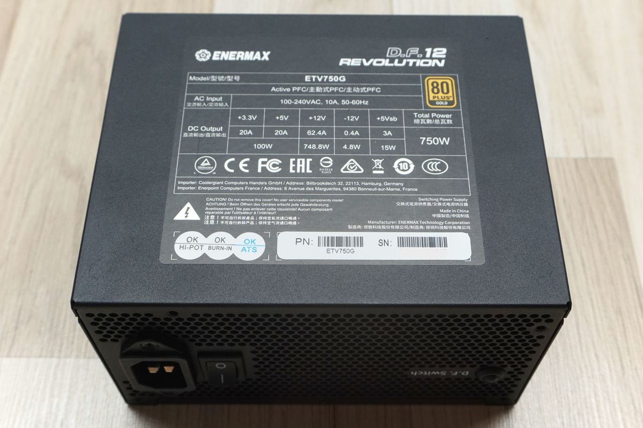 Enermax Revolution D.F. 12 750W ATX 3.1