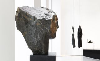 Young's sculptures are exhibited Inside the Victoria Beckham store