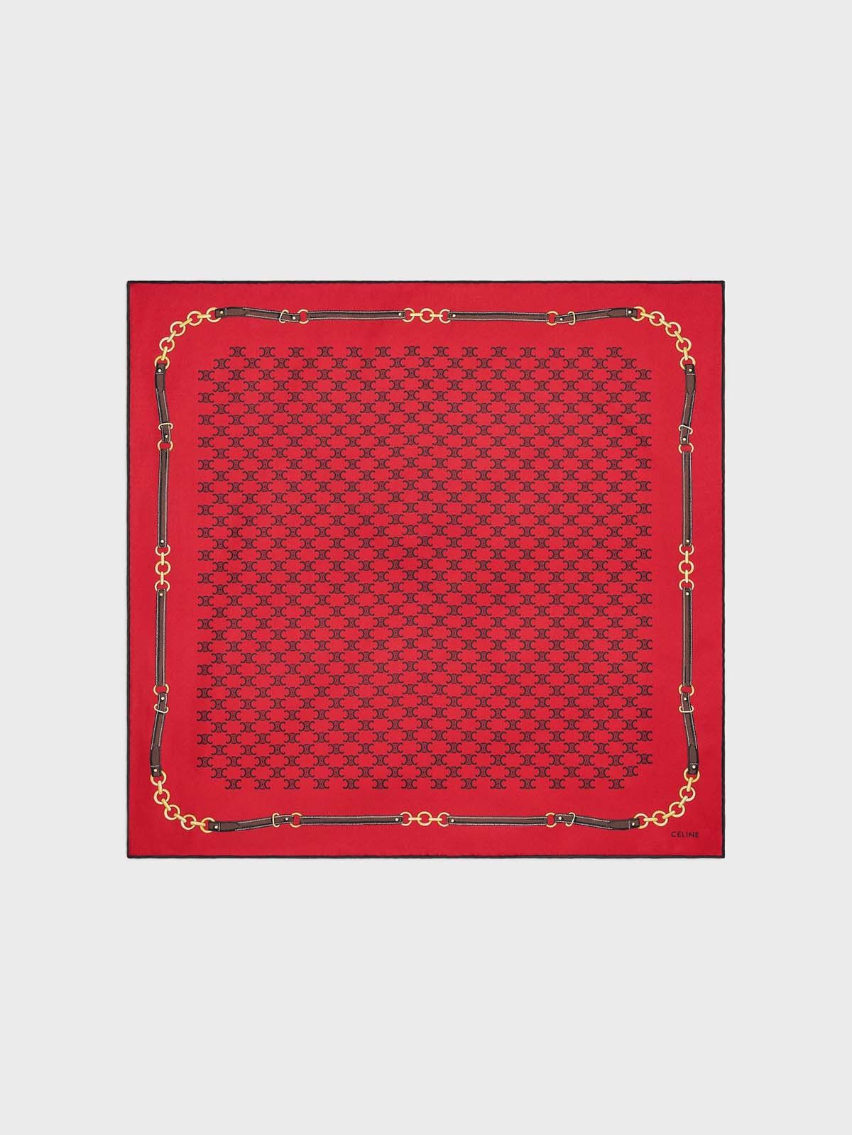 CELINE, Bandana in Heritage Silk Twill