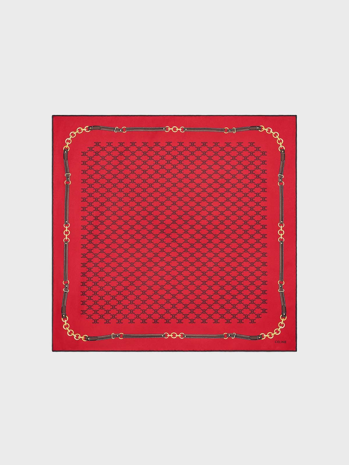 CELINE, Bandana in Heritage Silk Twill