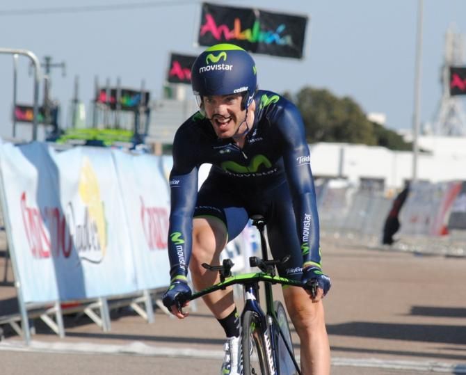 Jon Izagirre finished third. He was added to Movistar's roster for this race after seeing the parcours at a training camp held this week in Almer&iacute;a.