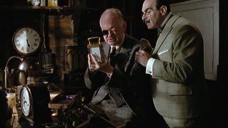 David Suchet and Malcolm Terris in Poirot