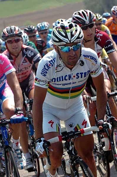 Paolo Bettini (Quick.Step) didn't have good legs today.