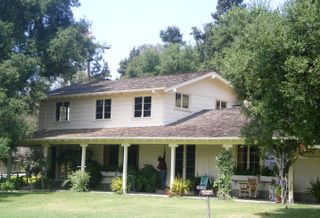 the 1920s Will Rogers House in Will Rogers State Historic Park, Southern California