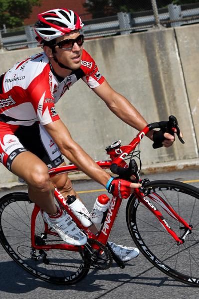 Ben Jacques-Maynes (Bissell) taking it easy through a turn