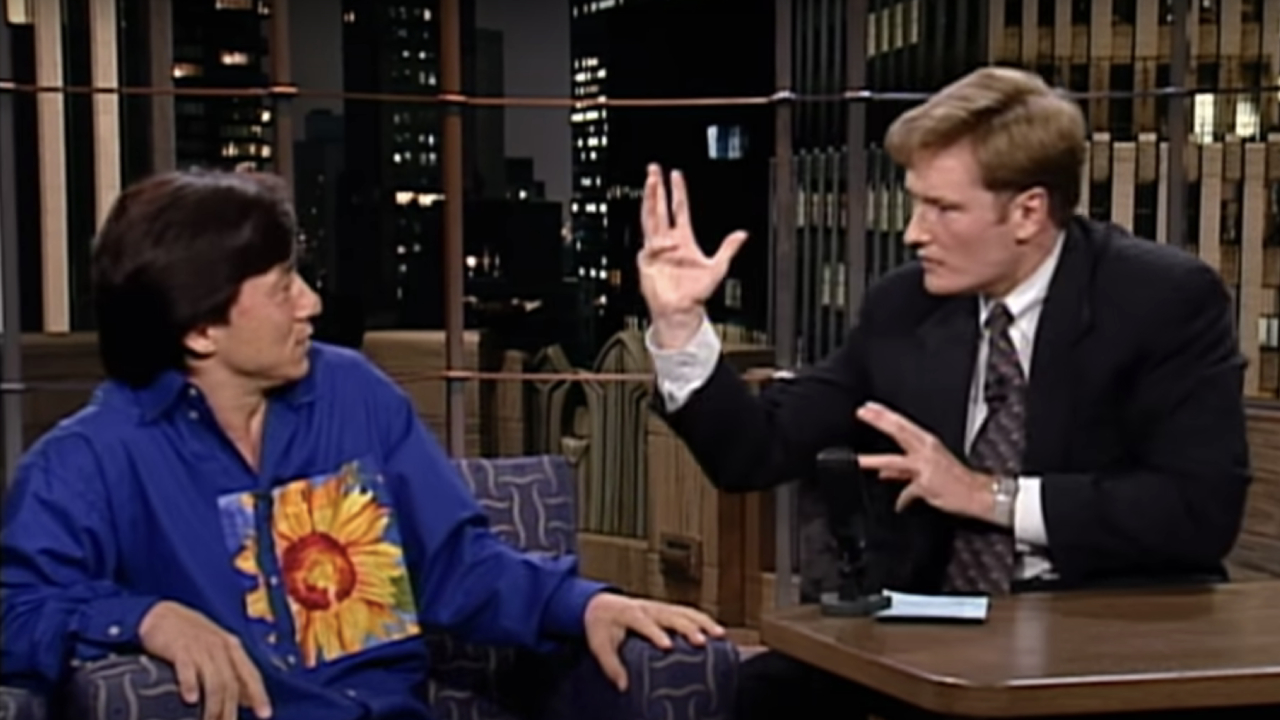 Jackie Chan and Conan O'Brien on Late Night