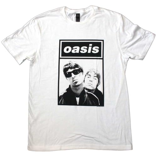 Oasis Noel and Liam Boxed Photo T Shirt Xl