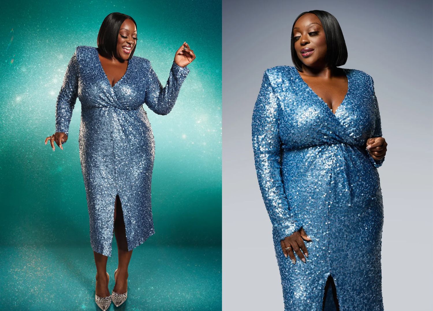 Image of sequin dress Judi Love edit