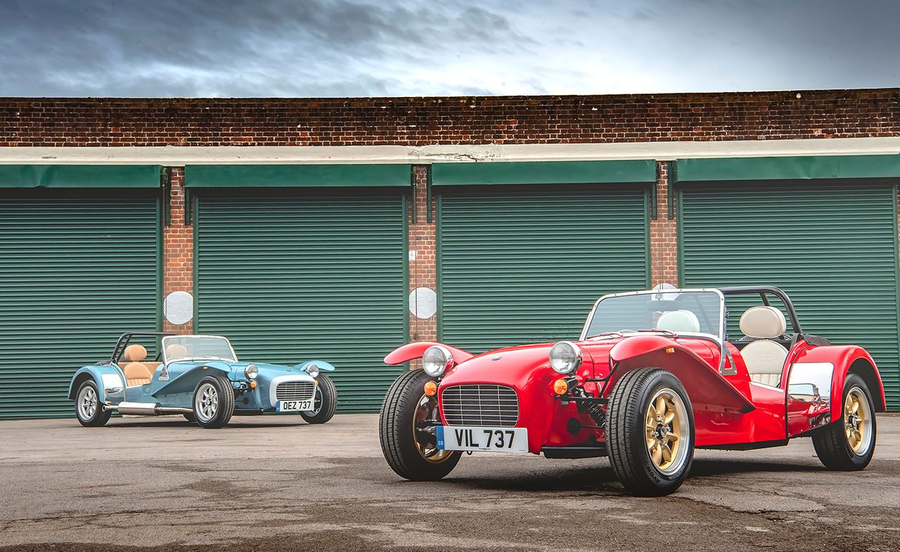 Red Caterham Super Seven Car