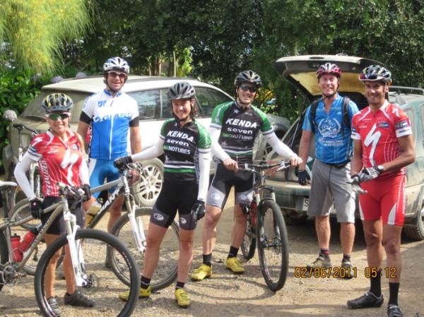 Riding with good friends in Chile