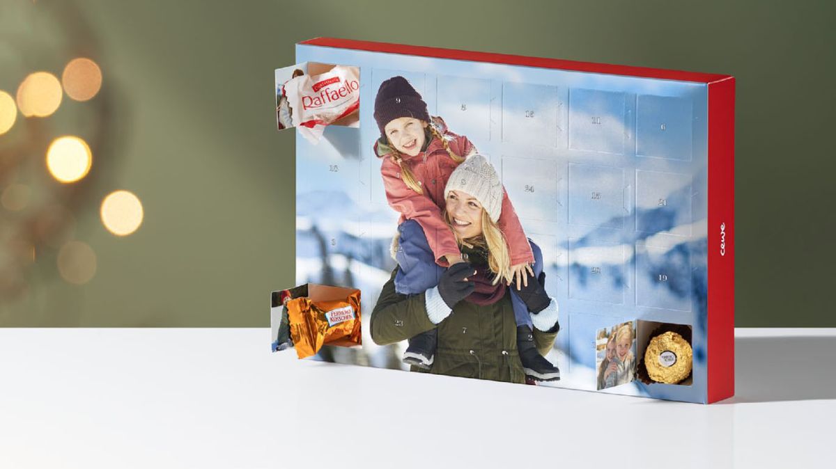 personalized photo advent calendar