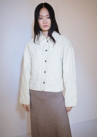 Quilted Corduroy Jacket - Women | Mango Usa