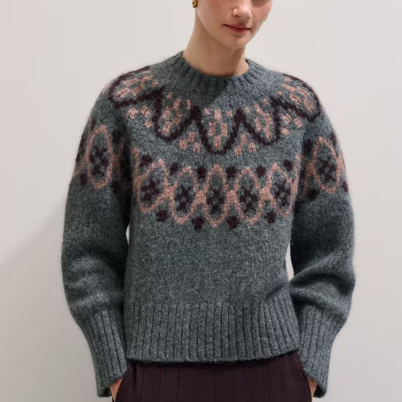 ME+EM, Fair Isle Knit + Snood