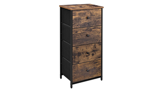 SONGMICS Rustic Vertical Dresser Tower