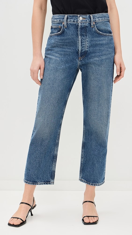 Agolde 90's Crop: Loose Straight Jeans