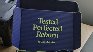 Back Market packaging for refurbished products