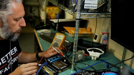 NorthridgeFix working on fixing a damaged RTX 5090 board