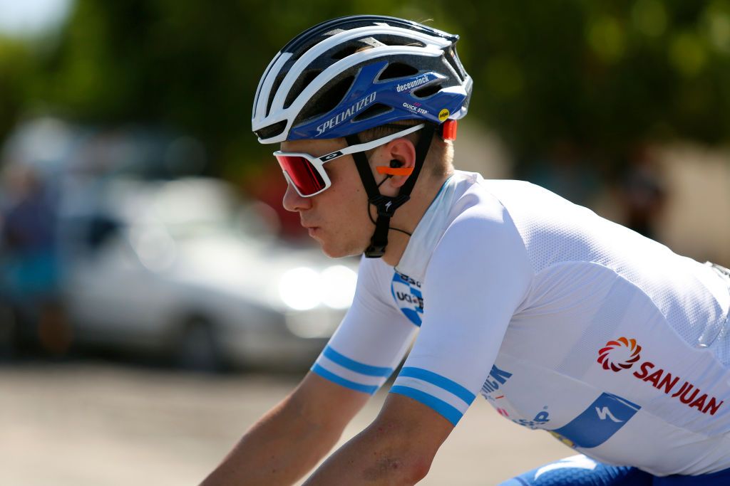 Overall leader Remco Evenepoel stage 6 Vuelta a San Juan