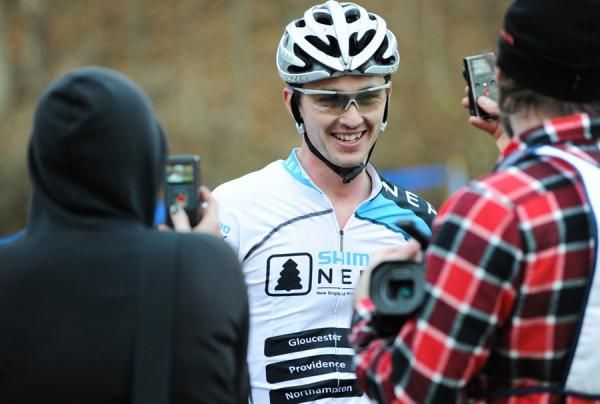 Luke Keough gets an interview with Cyclocross Magazine and CyclingDirt after his win.