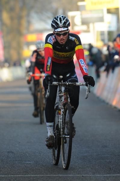 Belgian U23 champion Jim Aernouts (BKCP - Powerplus) in action.
