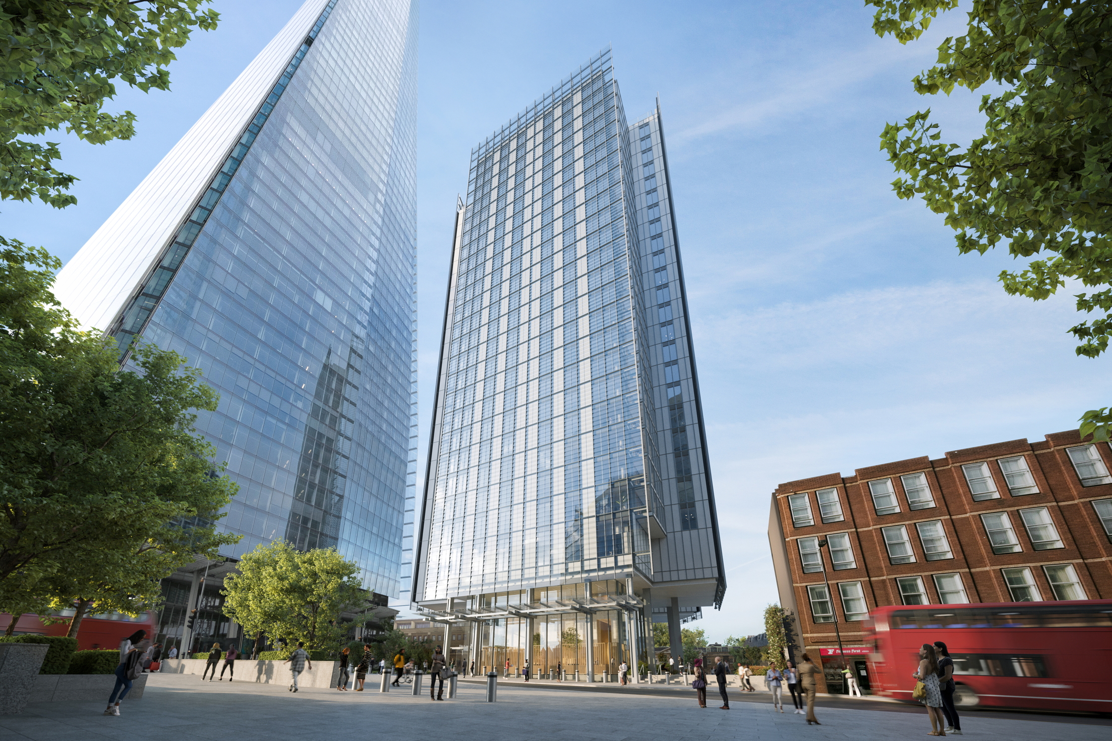 Images of the new development at shard place