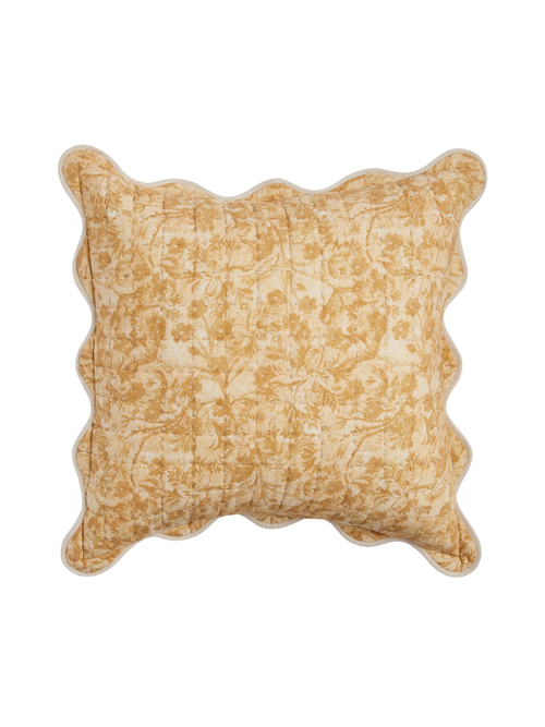 Scalloped Floral Euro Sham