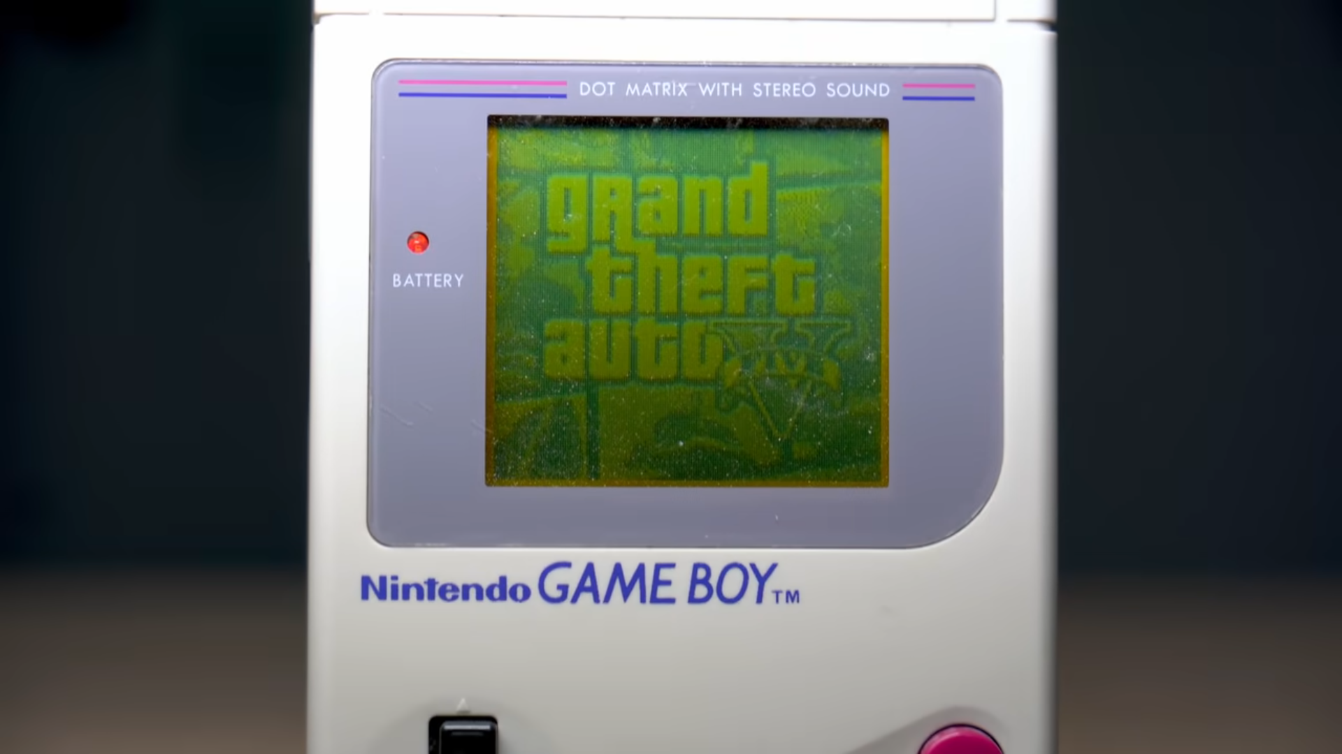 Heres Grand Theft Auto 5 on an original Game Boy, somehow | PC Gamer