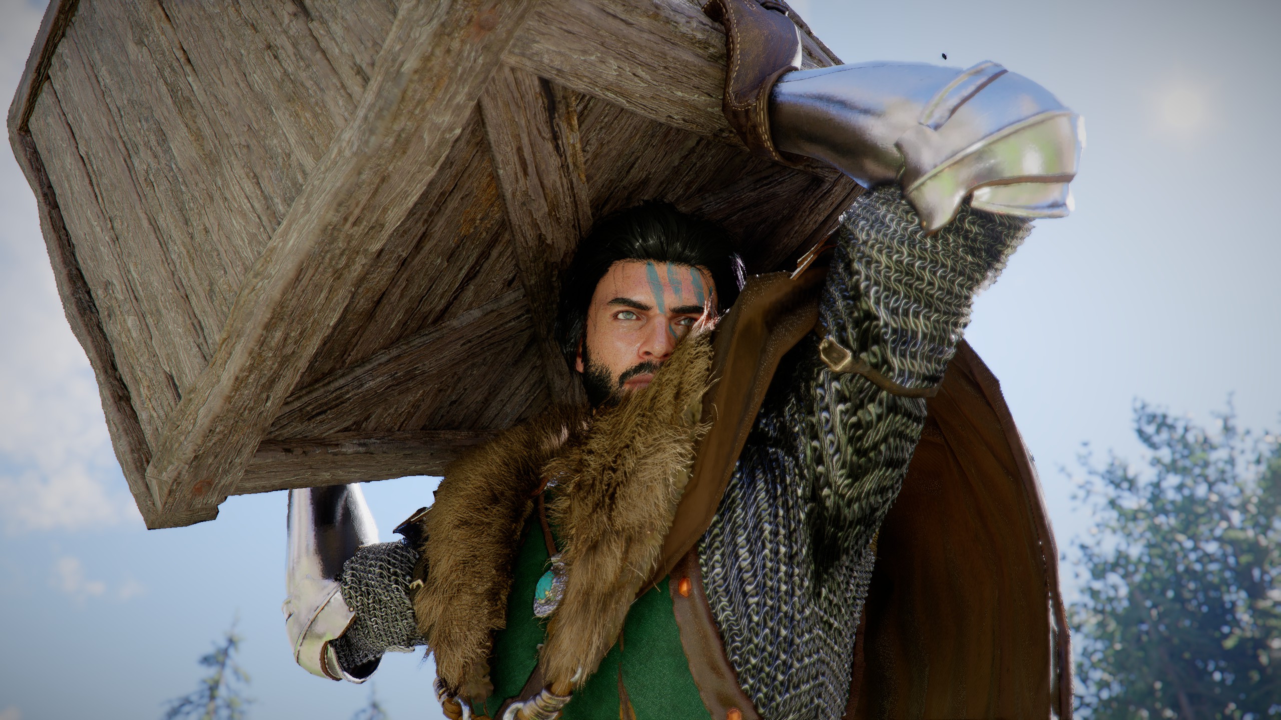 Kliff with a storage chest.