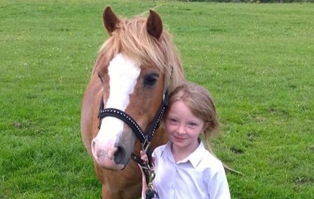 Darcy, six, almost missed out on the parade