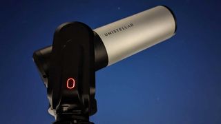 Unistellar evscope 2 pointed up at the night sky on sale during Black Friday telescope deals