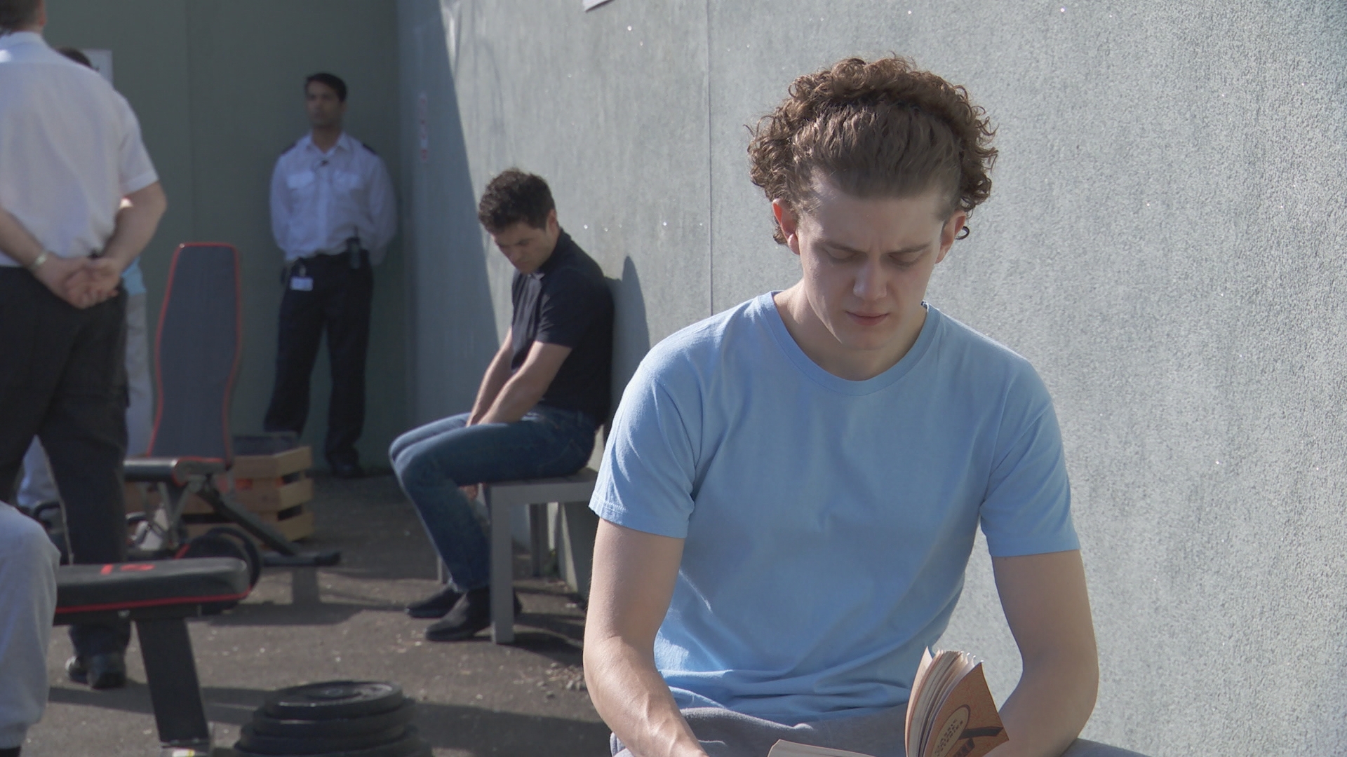 Tom Cunningham in prison.