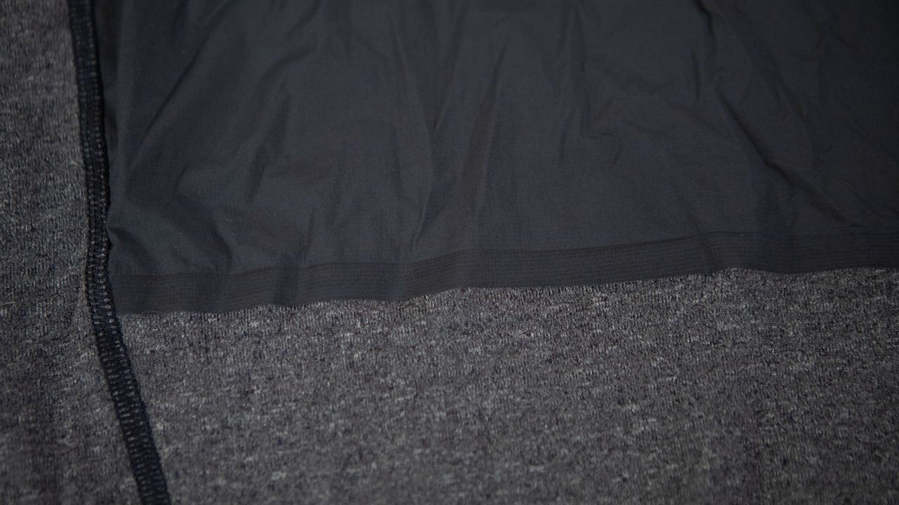 PAS Normal Studios Thermal Long Sleeve Windproof Base Layer glued seam detail
