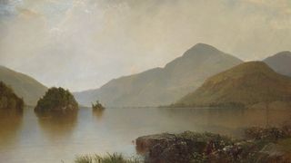 John Frederick Kensett landscape painting of Lake George