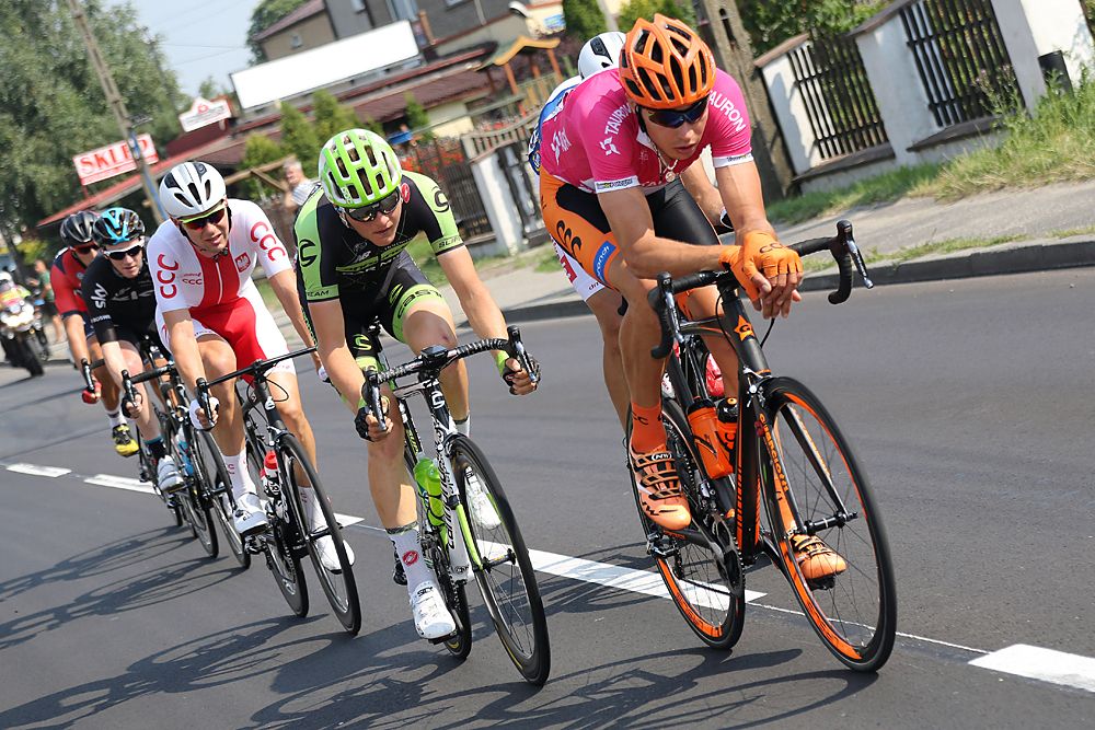 Adrian Kurek (CCC Sprandi Polkowice) was in the breakaway for a third straight day