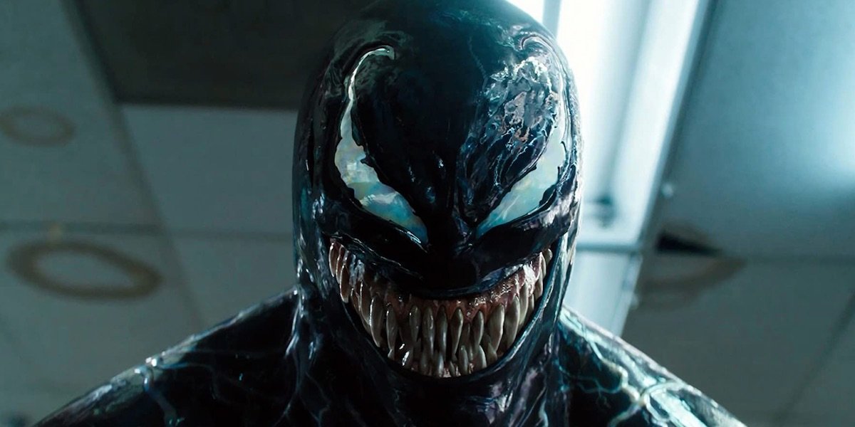 Venom smiling