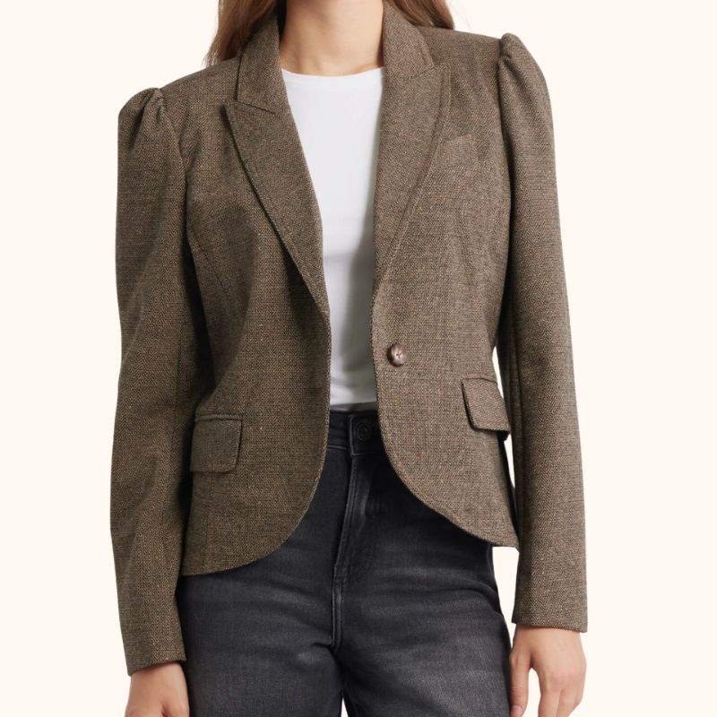 Image of tweed blazer