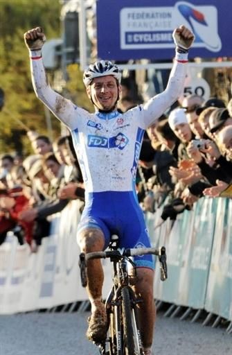 Francis Mourey wins his sixth national cyclo-cross title